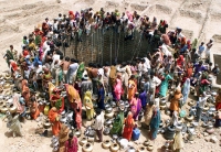 OverPopulation: Overpopulation-at-The-Giant-Well-in-Natwarghad---India